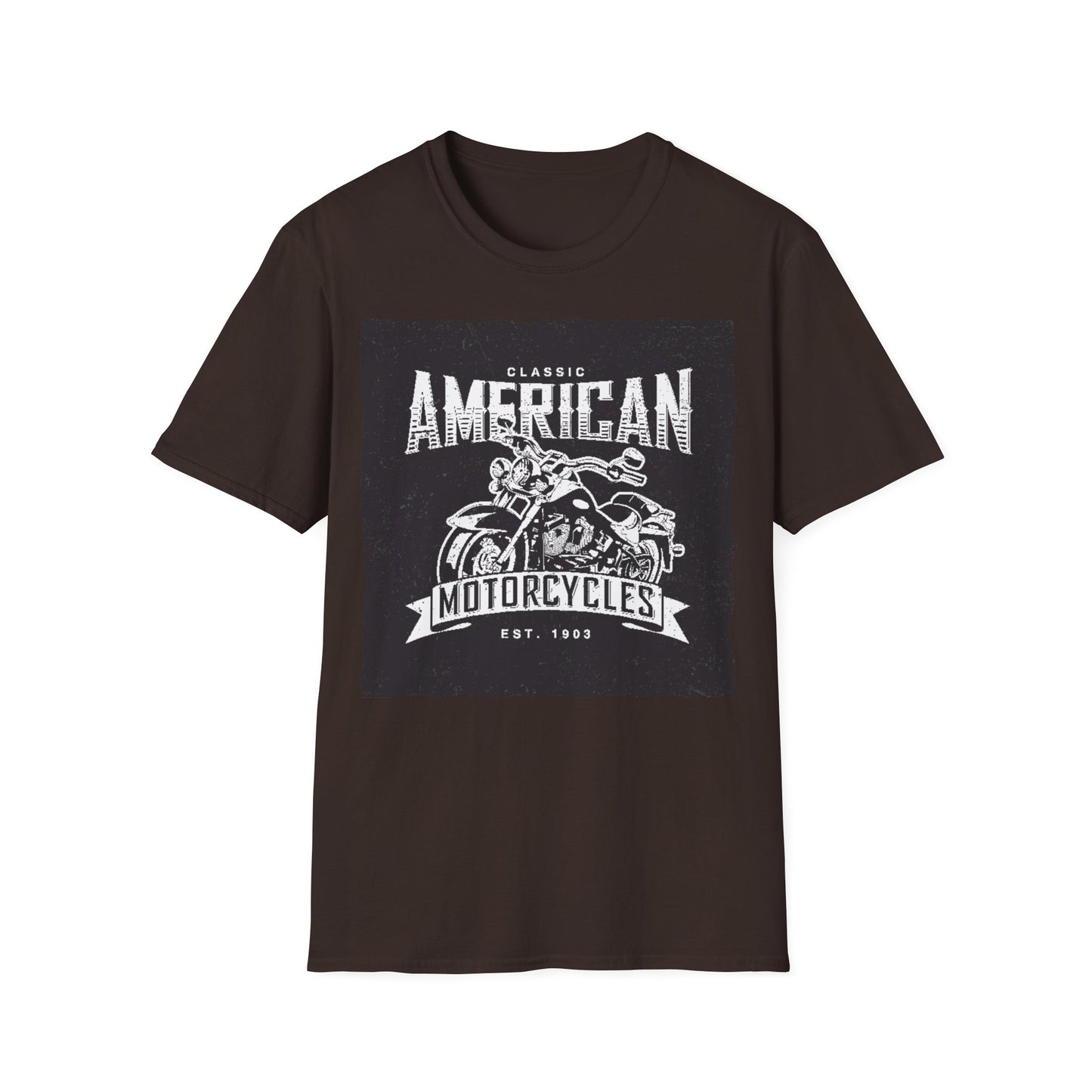 Classic American Motorcycles T-Shirt — Vintage Biker Graphic Tee