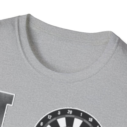 Darts Love T-Shirt — "LOVE" with Dartboard Graphic