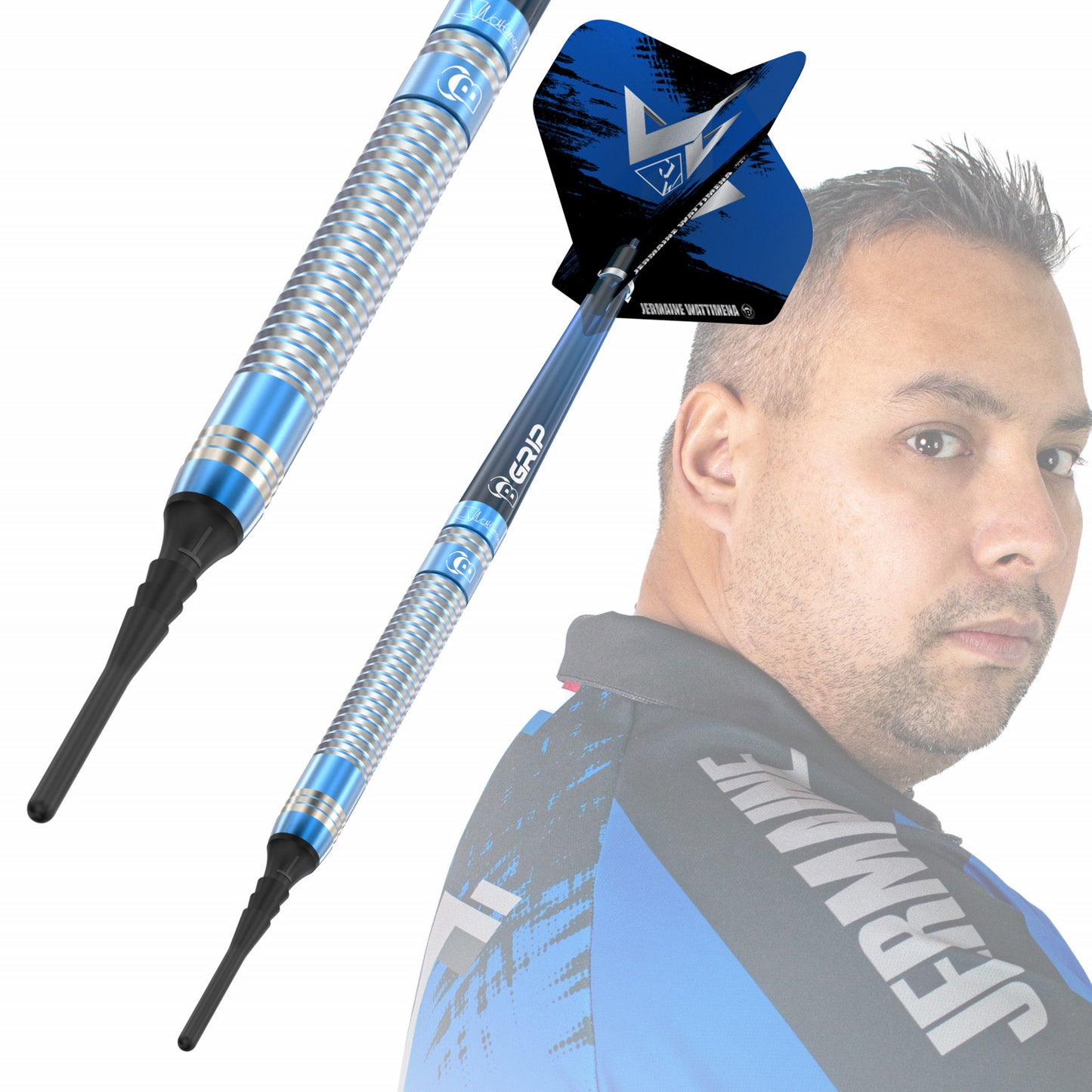 BULL'S Jermaine Wattimena G3 90% Tungsten 20g Softdarts