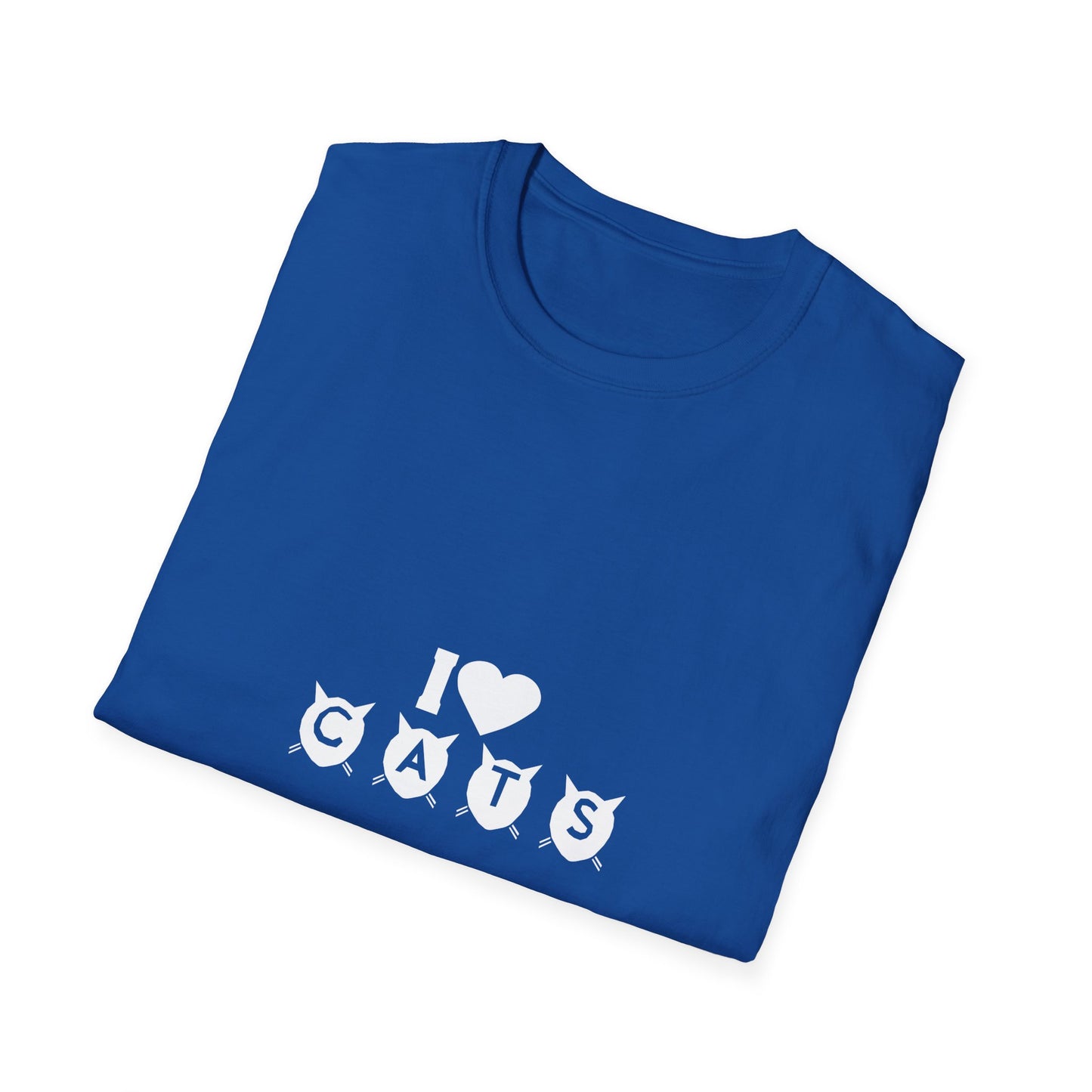 I  Cats T-Shirt – Cute Cat Silhouette Love Tee for Cat Lovers