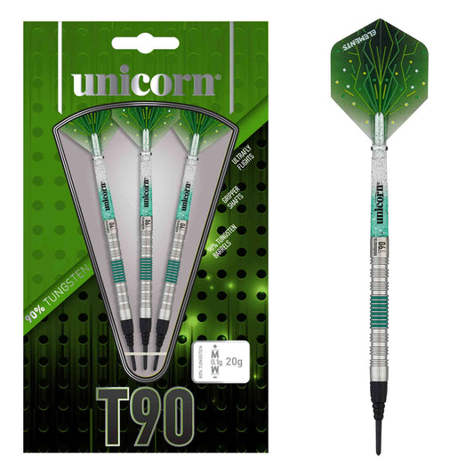 Unicorn Core XL T90 Green 90% - Softdarts