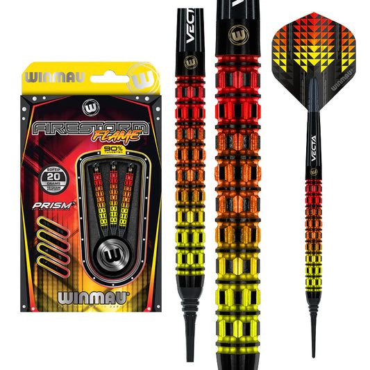 Winmau Firestorm Flame Straight 90% Softdarts