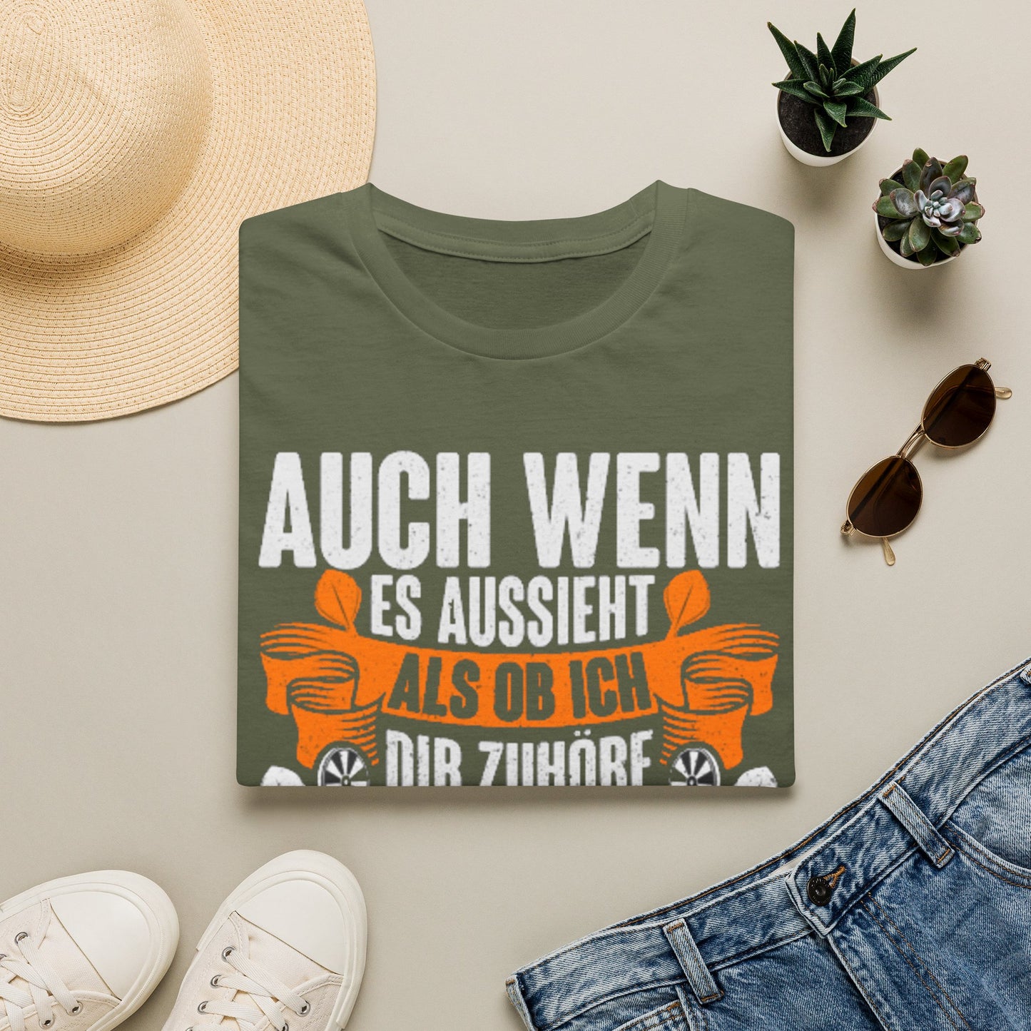 Darts T-Shirt — "Auch wenn es aussieht als ob ich dir zuhöre, bin ich beim Darten"
