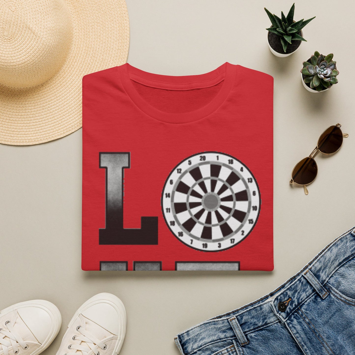 Darts Love T-Shirt — Dartboard Lover Tee