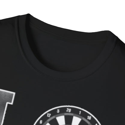 Darts Love T-Shirt — "LOVE" with Dartboard Graphic