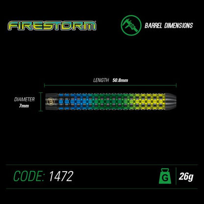 Winmau Firestorm 90% Steeldarts