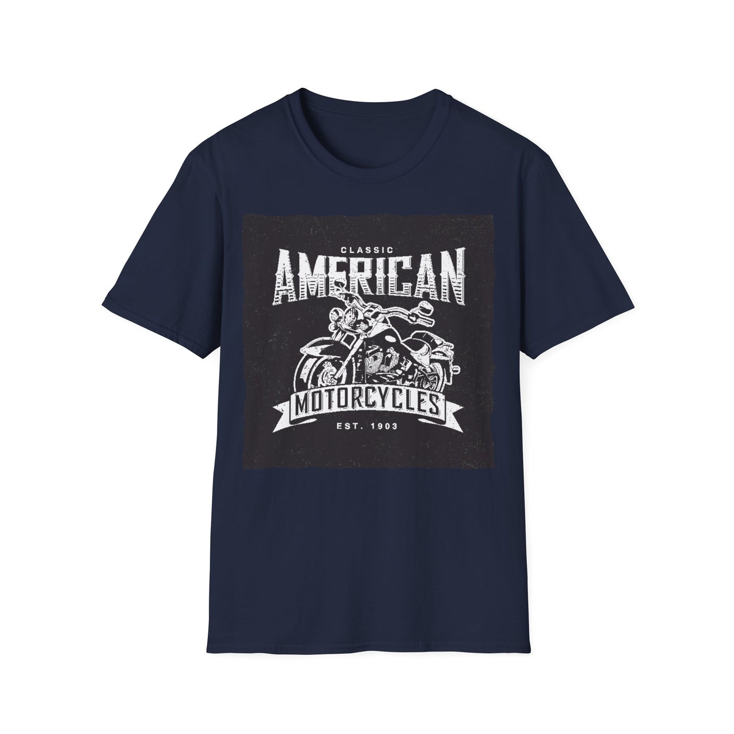 Classic American Motorcycles T-Shirt — Vintage Biker Graphic Tee