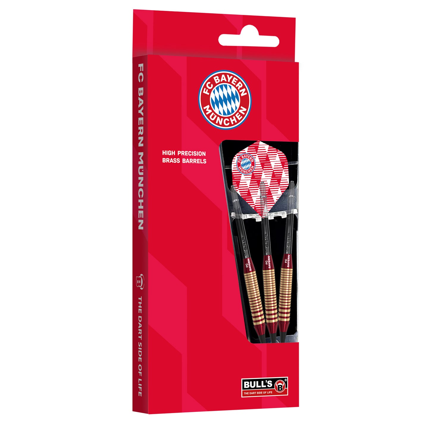 BULL'S FC Bayern München Brass Soft Dart | 18 Gr.