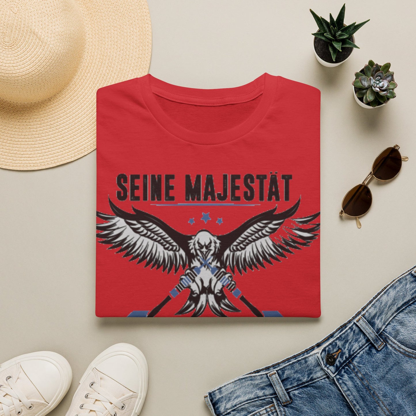 T-Shirt — 'Seine Majestät' Darts Player Tee (German)