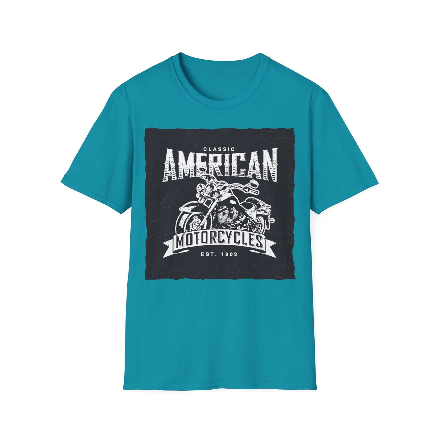 Classic American Motorcycles T-Shirt — Vintage Biker Graphic Tee