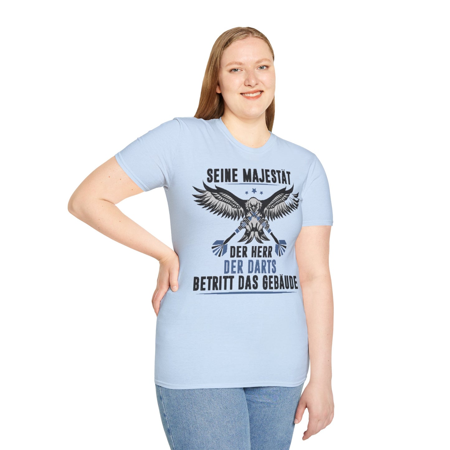 T-Shirt — 'Seine Majestät' Darts Player Tee (German)