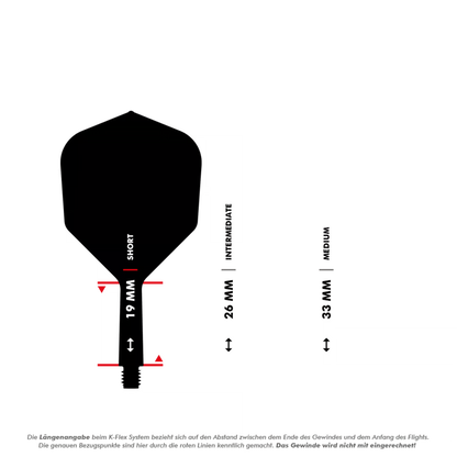 Target K-Flex Nathan Aspinall No2 Standard Flight-Shaft-System