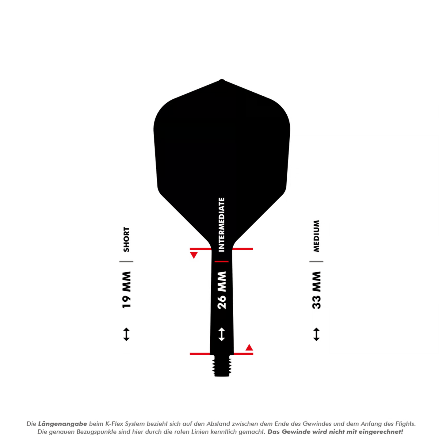 Target K-Flex Nathan Aspinall No2 Standard Flight-Shaft-System