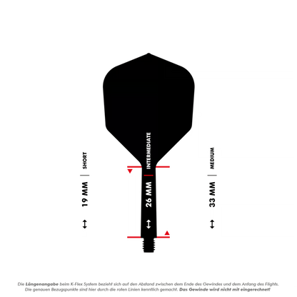 Target K-Flex Nathan Aspinall No2 Standard Flight-Shaft-System