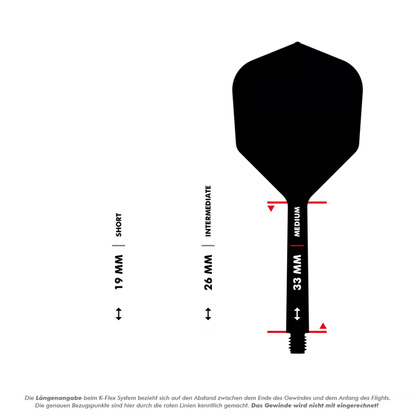 Target K-Flex Nathan Aspinall No2 Standard Flight-Shaft-System