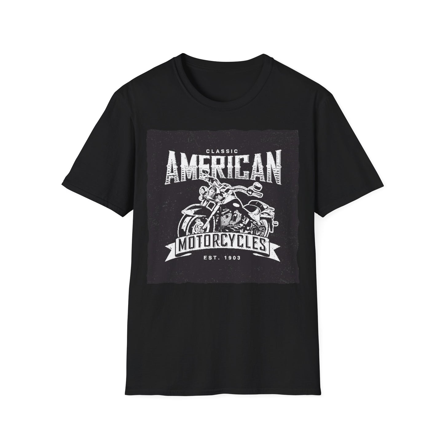 Classic American Motorcycles T-Shirt — Vintage Biker Graphic Tee