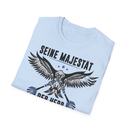 T-Shirt — 'Seine Majestät' Darts Player Tee (German)
