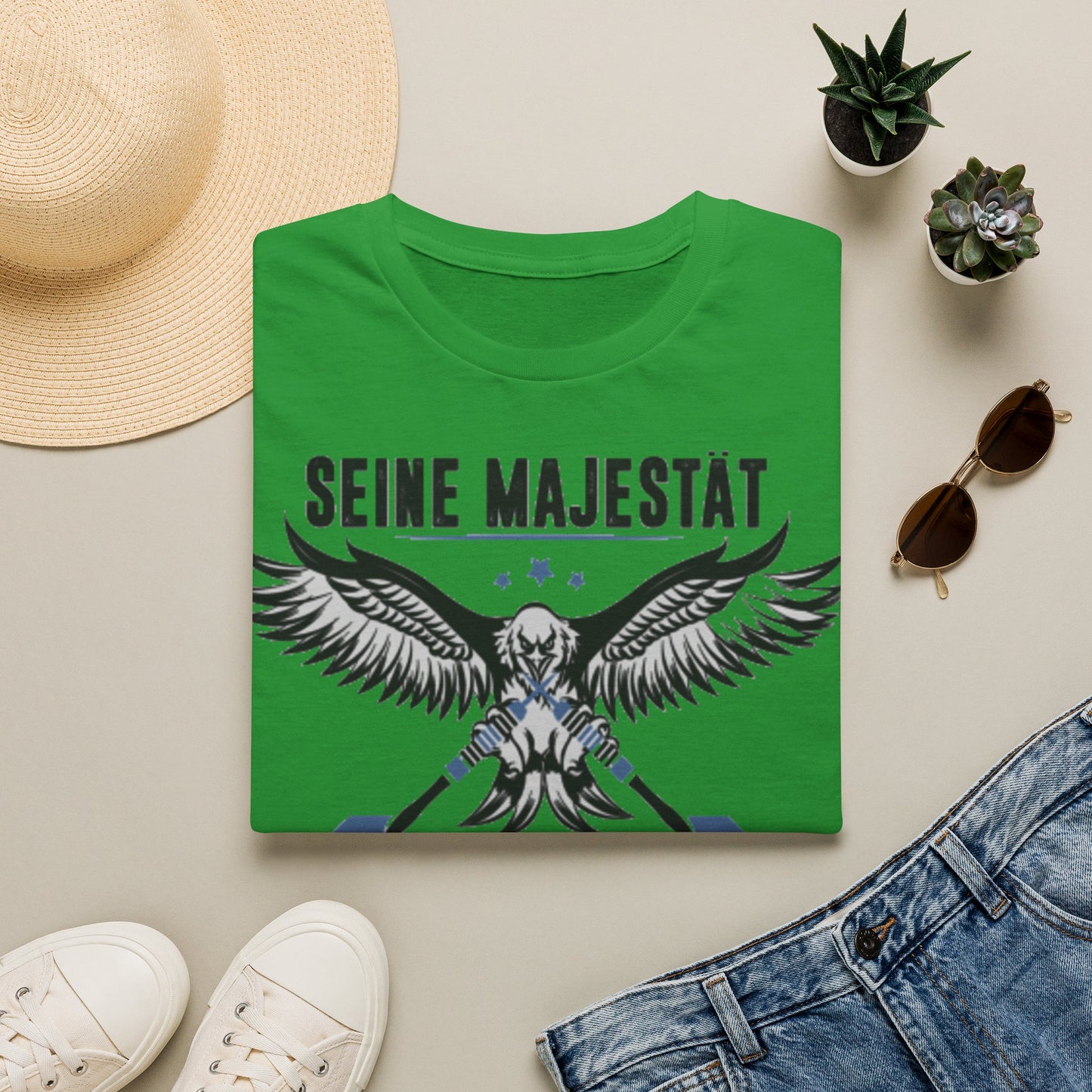T-Shirt — 'Seine Majestät' Darts Player Tee (German)