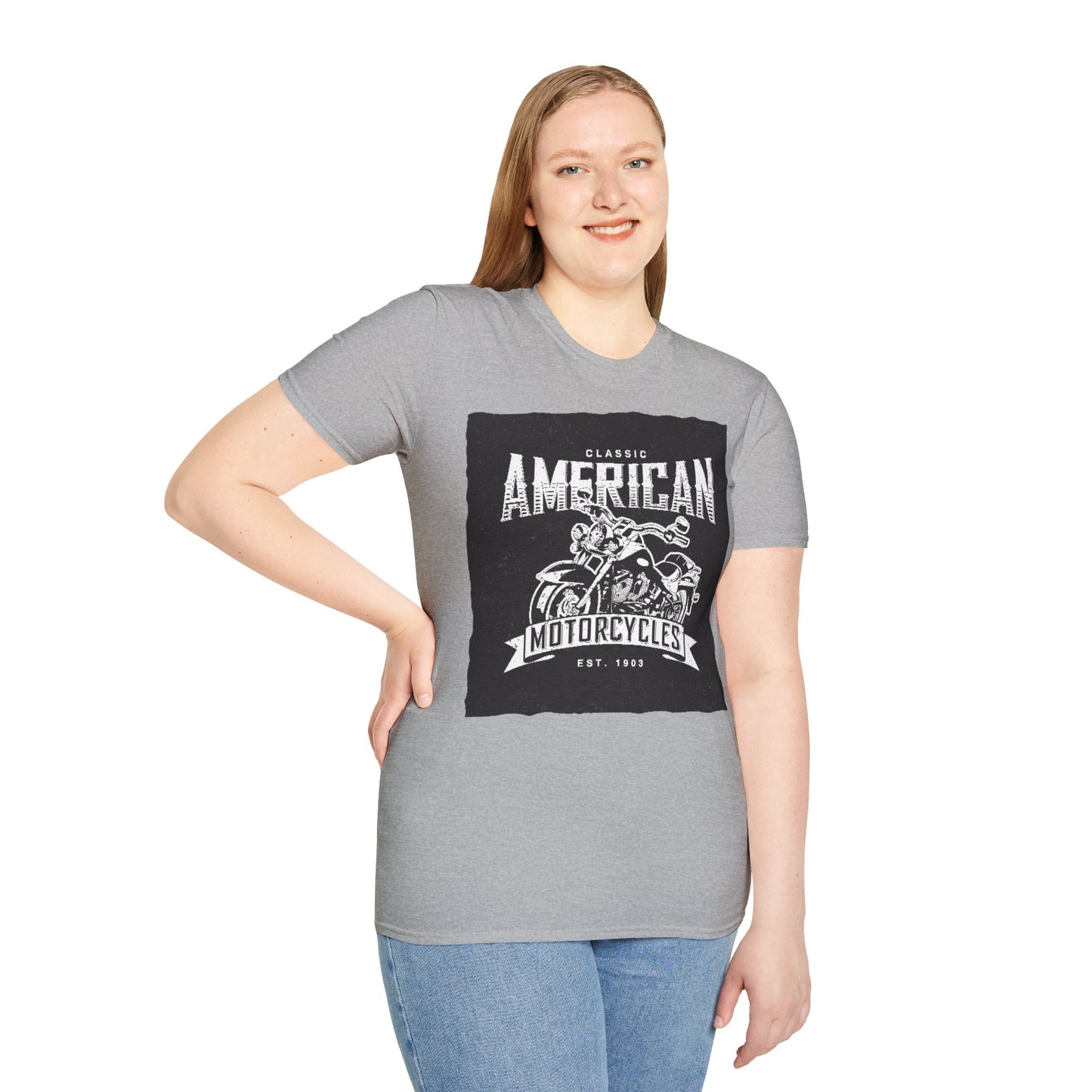 Classic American Motorcycles T-Shirt — Vintage Biker Graphic Tee