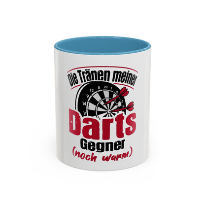 Darts Kaffee Tasse – "Die Tränen meiner Darts Gegner (noch warm)"