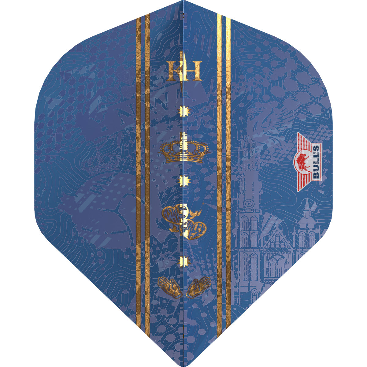 Bull's Kim Huybrechts Blue - Steeldarts
