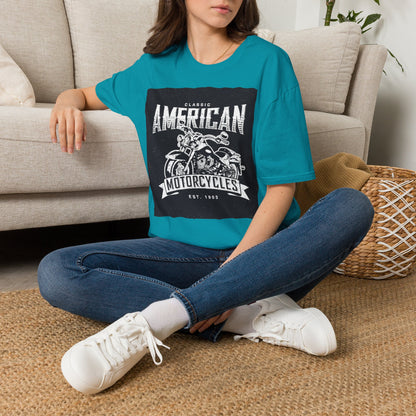 Classic American Motorcycles T-Shirt — Vintage Biker Graphic Tee