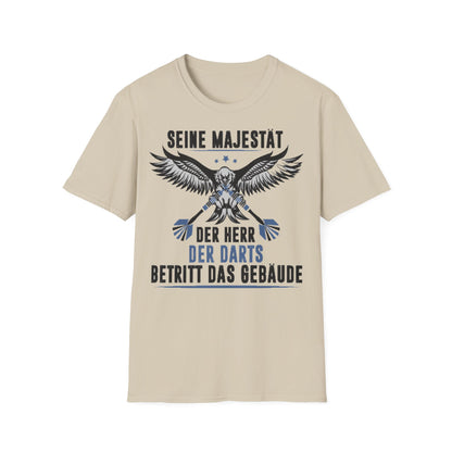 T-Shirt — 'Seine Majestät' Darts Player Tee (German)