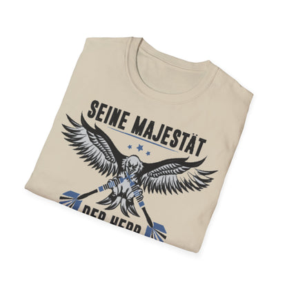 T-Shirt — 'Seine Majestät' Darts Player Tee (German)