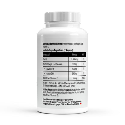 Omega 3 Triglyceride 18/12 (Halal Gelatine) - 120 Softgels