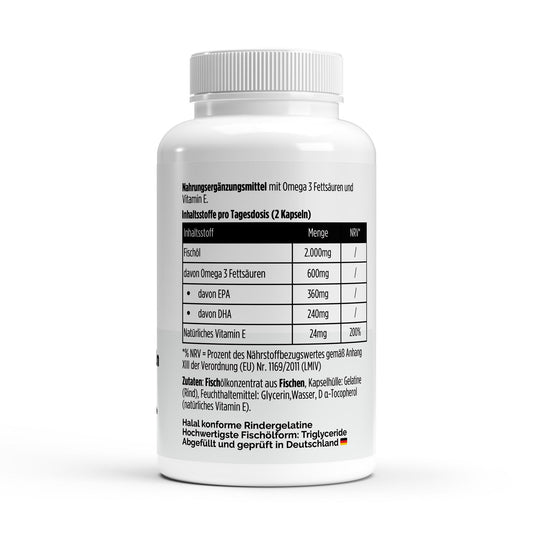 Omega 3 Triglyceride 18/12 (Halal Gelatine) - 120 Softgels