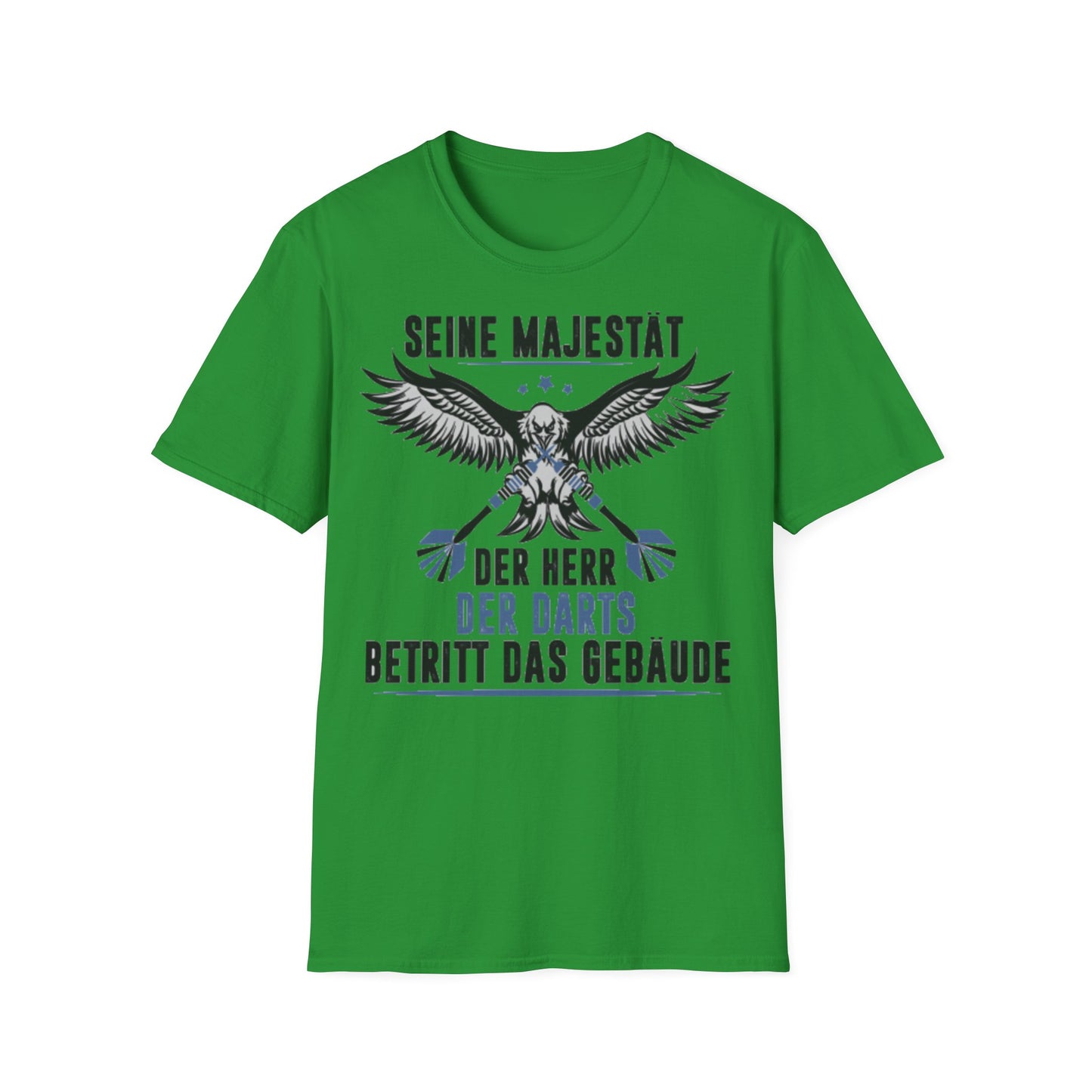 T-Shirt — 'Seine Majestät' Darts Player Tee (German)
