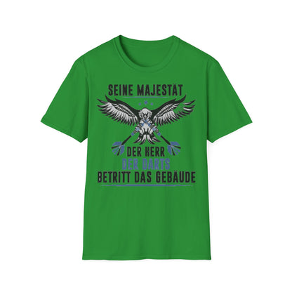 T-Shirt — 'Seine Majestät' Darts Player Tee (German)