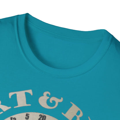 Dart & Beer Junkie T-Shirt — Retro Dartboard Pub Game Tee