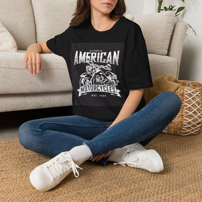 Classic American Motorcycles T-Shirt — Vintage Biker Graphic Tee