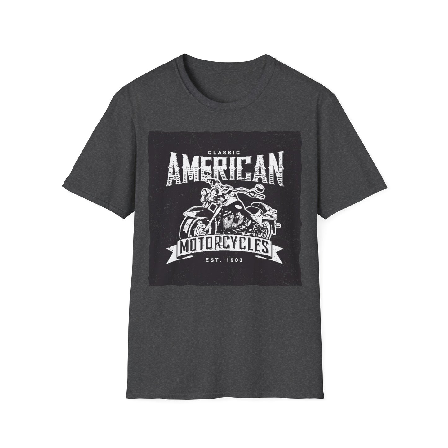 Classic American Motorcycles T-Shirt — Vintage Biker Graphic Tee