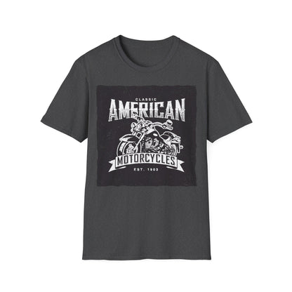 Classic American Motorcycles T-Shirt — Vintage Biker Graphic Tee