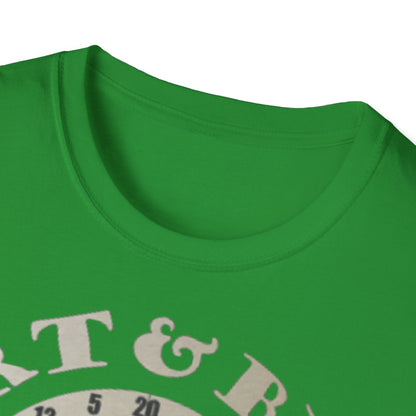 Dart & Beer Junkie T-Shirt — Retro Dartboard Pub Game Tee