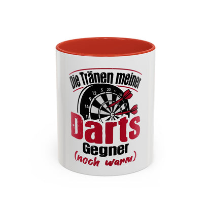 Darts Kaffee Tasse – "Die Tränen meiner Darts Gegner (noch warm)"