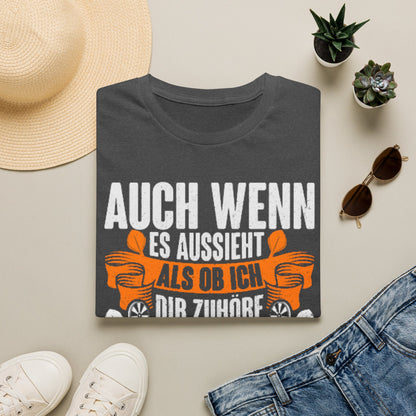 Darts T-Shirt — "Auch wenn es aussieht als ob ich dir zuhöre, bin ich beim Darten"