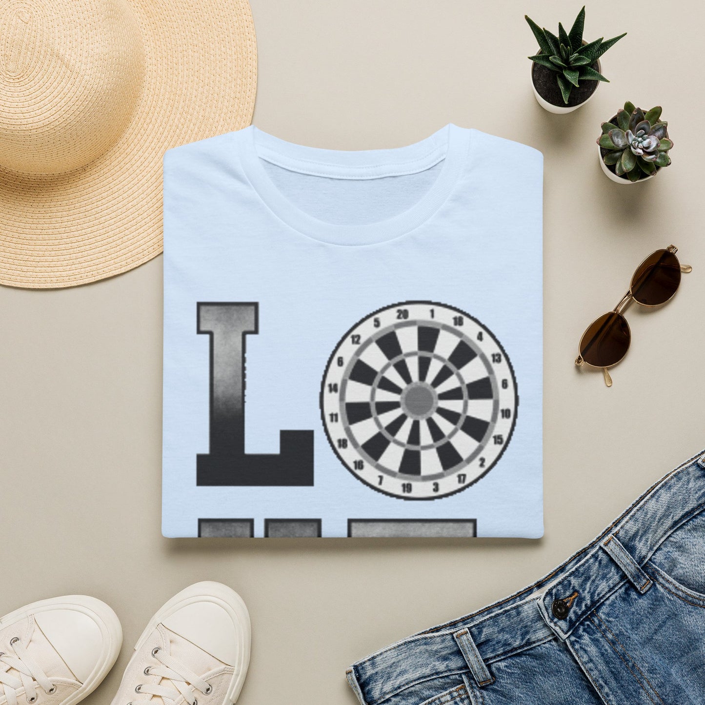 Darts Love T-Shirt — Dartboard Lover Tee