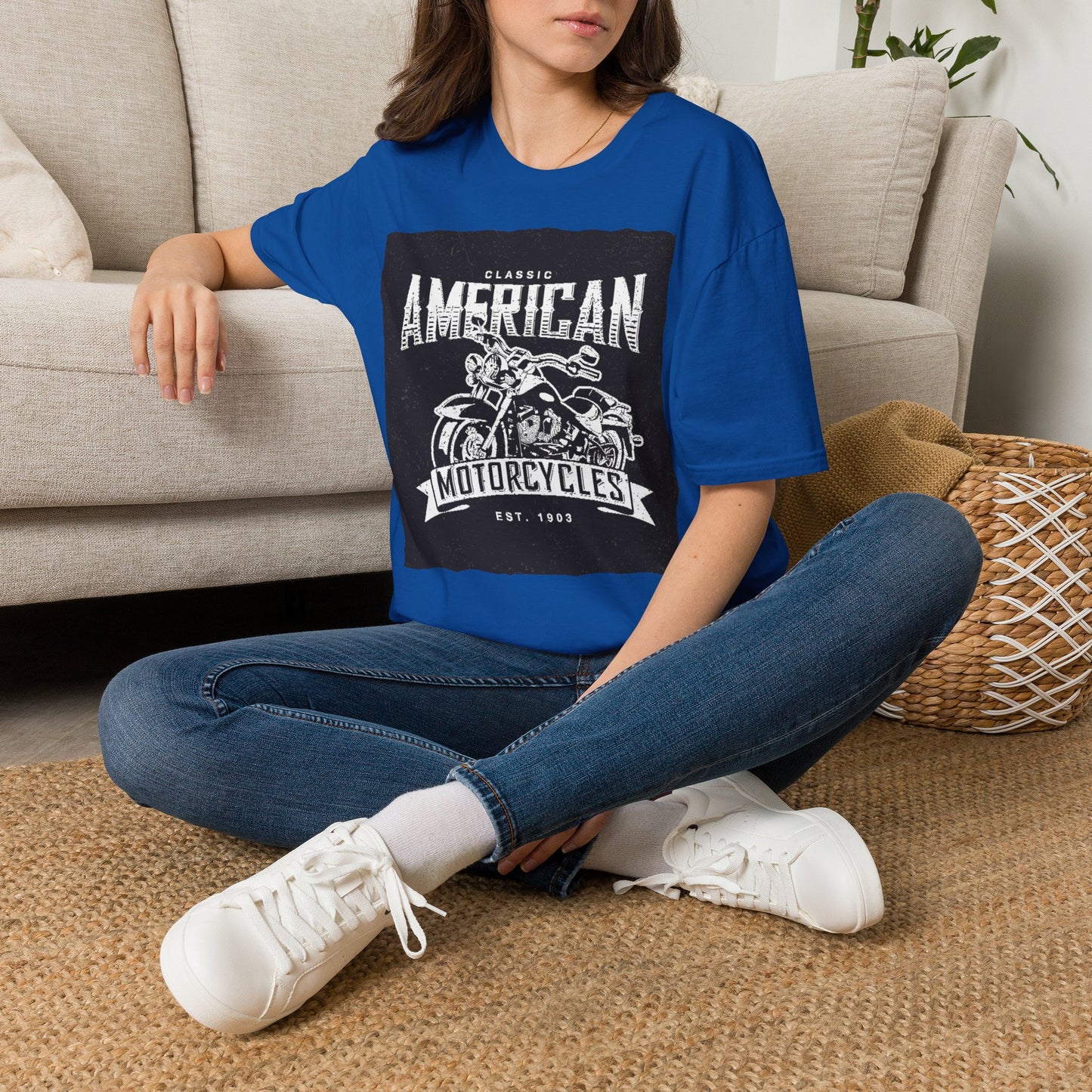 Classic American Motorcycles T-Shirt — Vintage Biker Graphic Tee