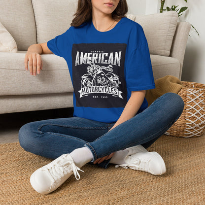 Classic American Motorcycles T-Shirt — Vintage Biker Graphic Tee