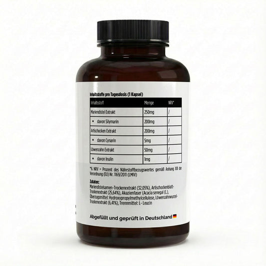 Mariendistel Artischocke Löwenzahn Komplex - 120 Kapseln