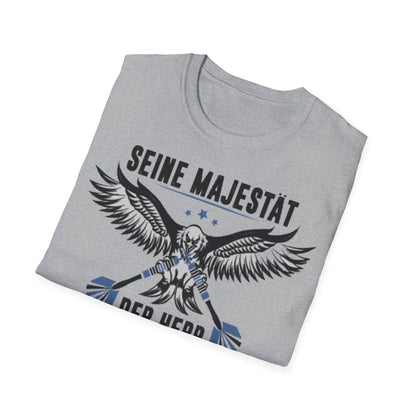 T-Shirt — 'Seine Majestät' Darts Player Tee (German)