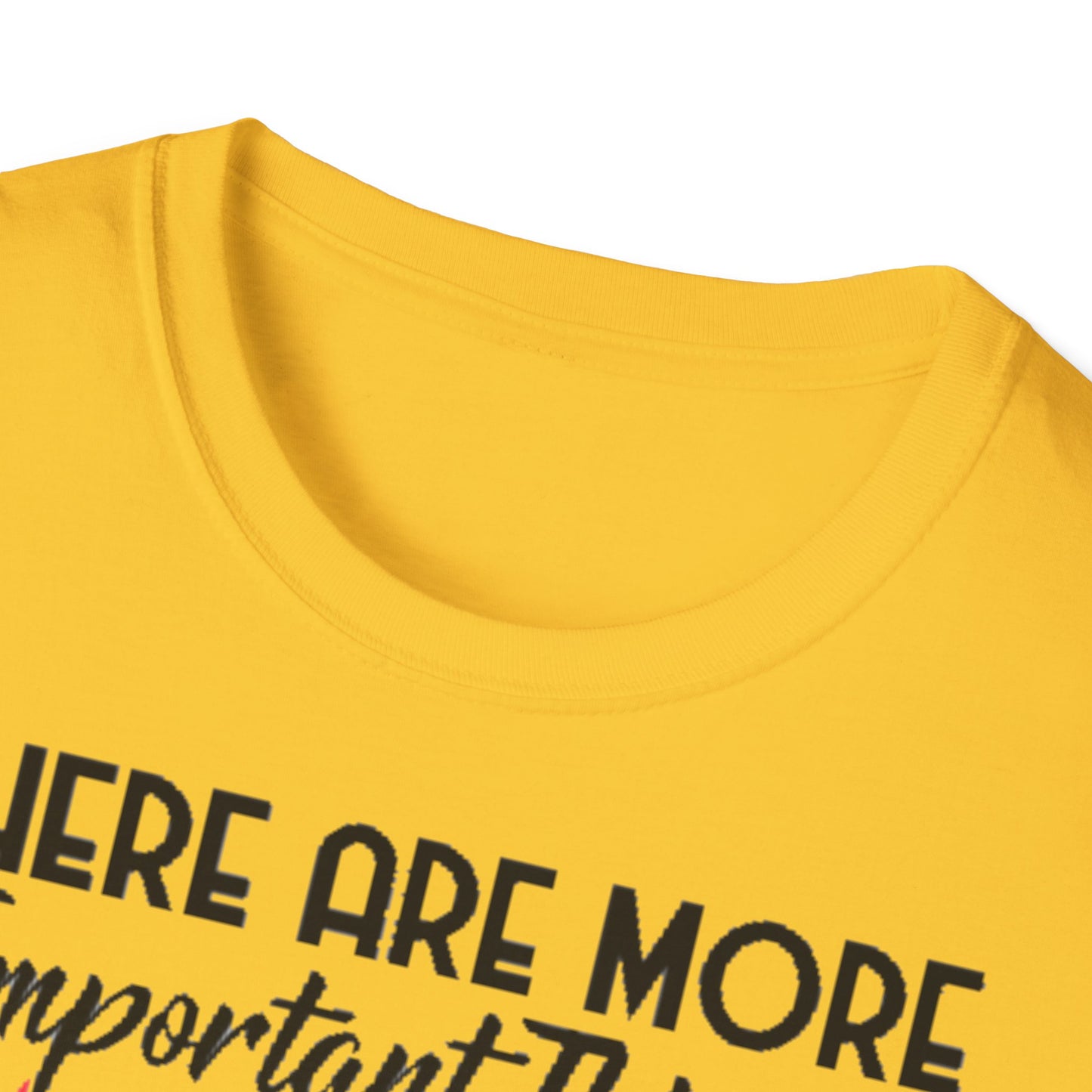 Darts T-Shirt — "There Are More Important Things Than Darts But What?"