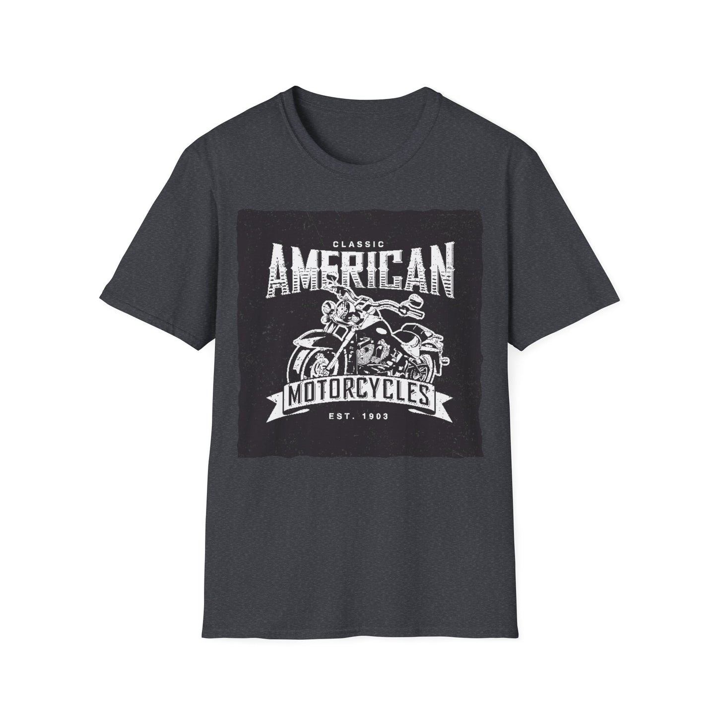 Classic American Motorcycles T-Shirt — Vintage Biker Graphic Tee