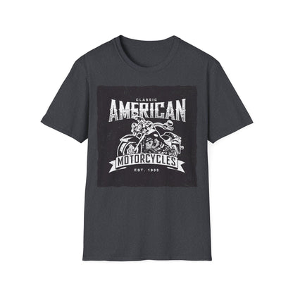 Classic American Motorcycles T-Shirt — Vintage Biker Graphic Tee