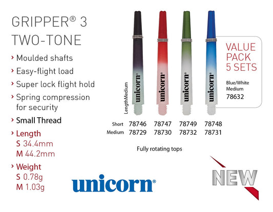 Unicorn Gripper 3 Two-Tone Shafts