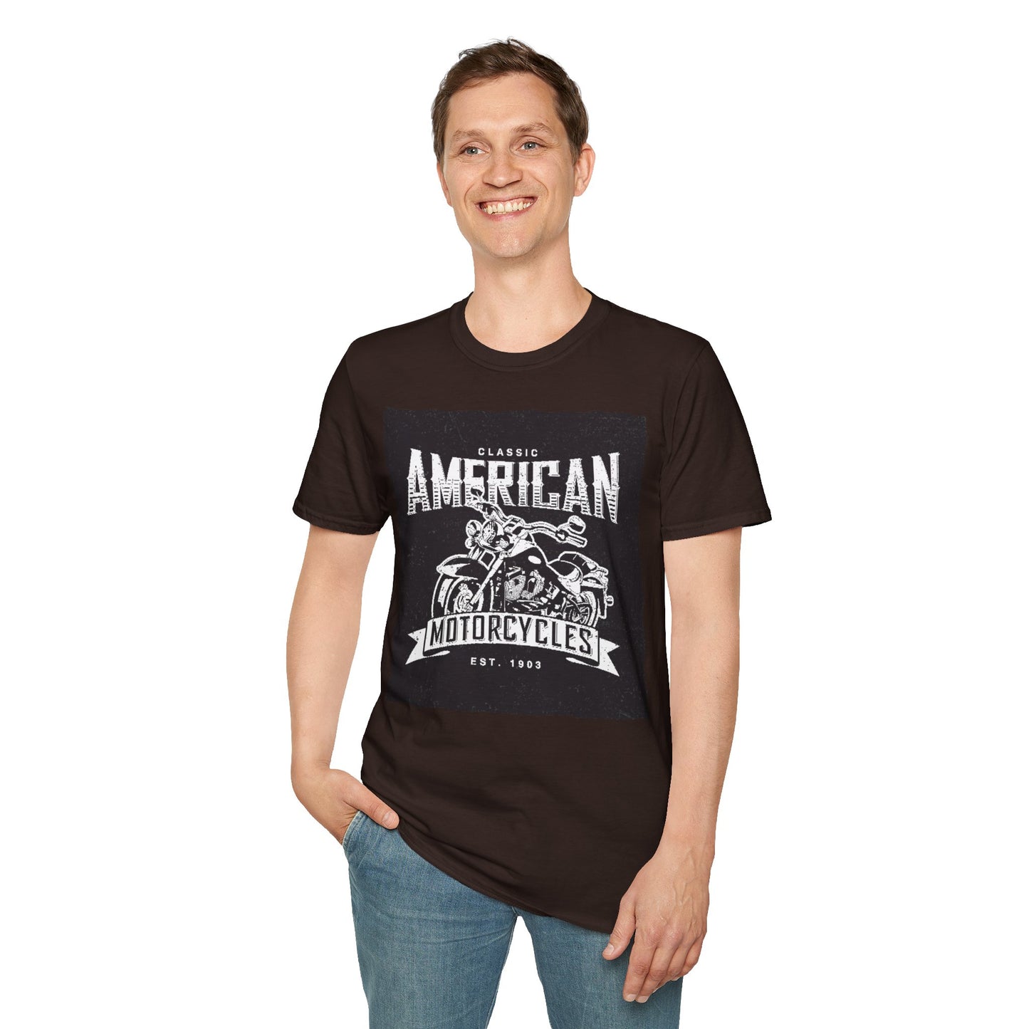 Classic American Motorcycles T-Shirt — Vintage Biker Graphic Tee