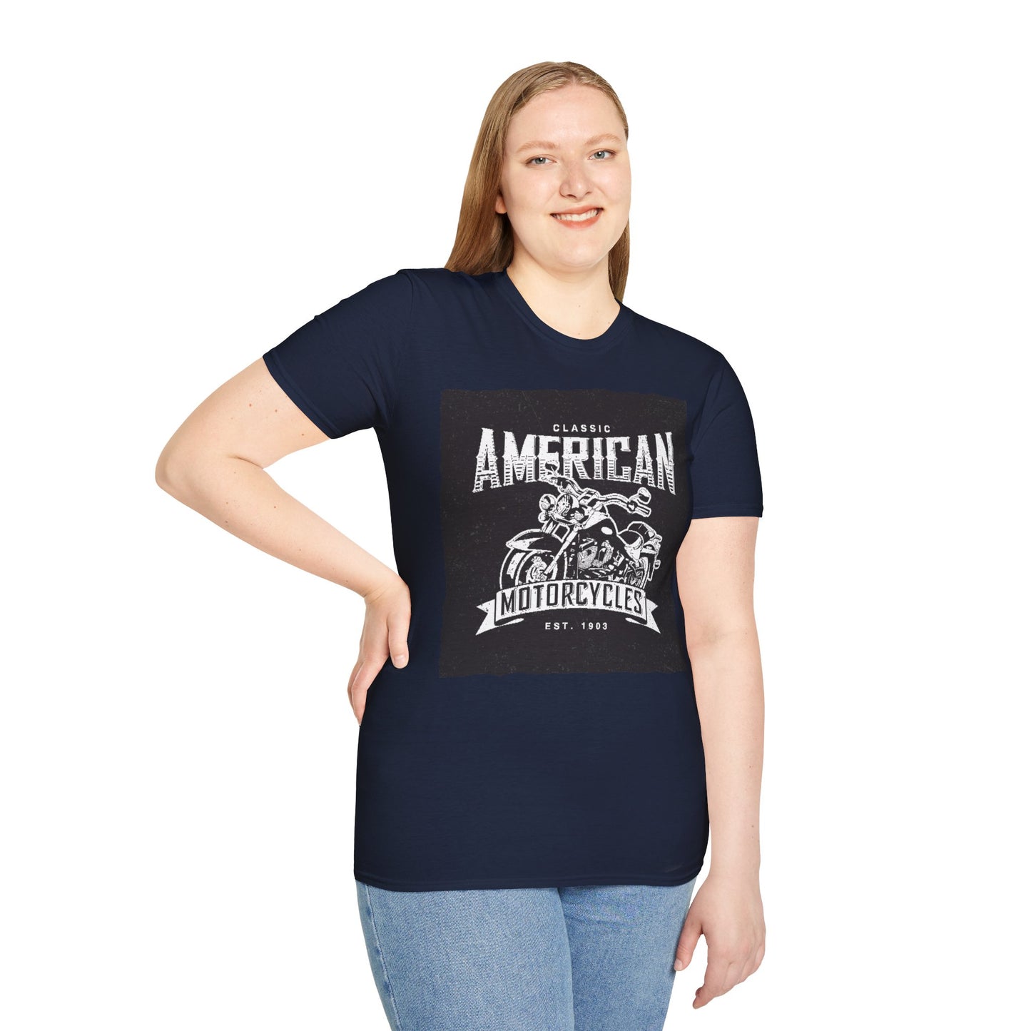 Classic American Motorcycles T-Shirt — Vintage Biker Graphic Tee
